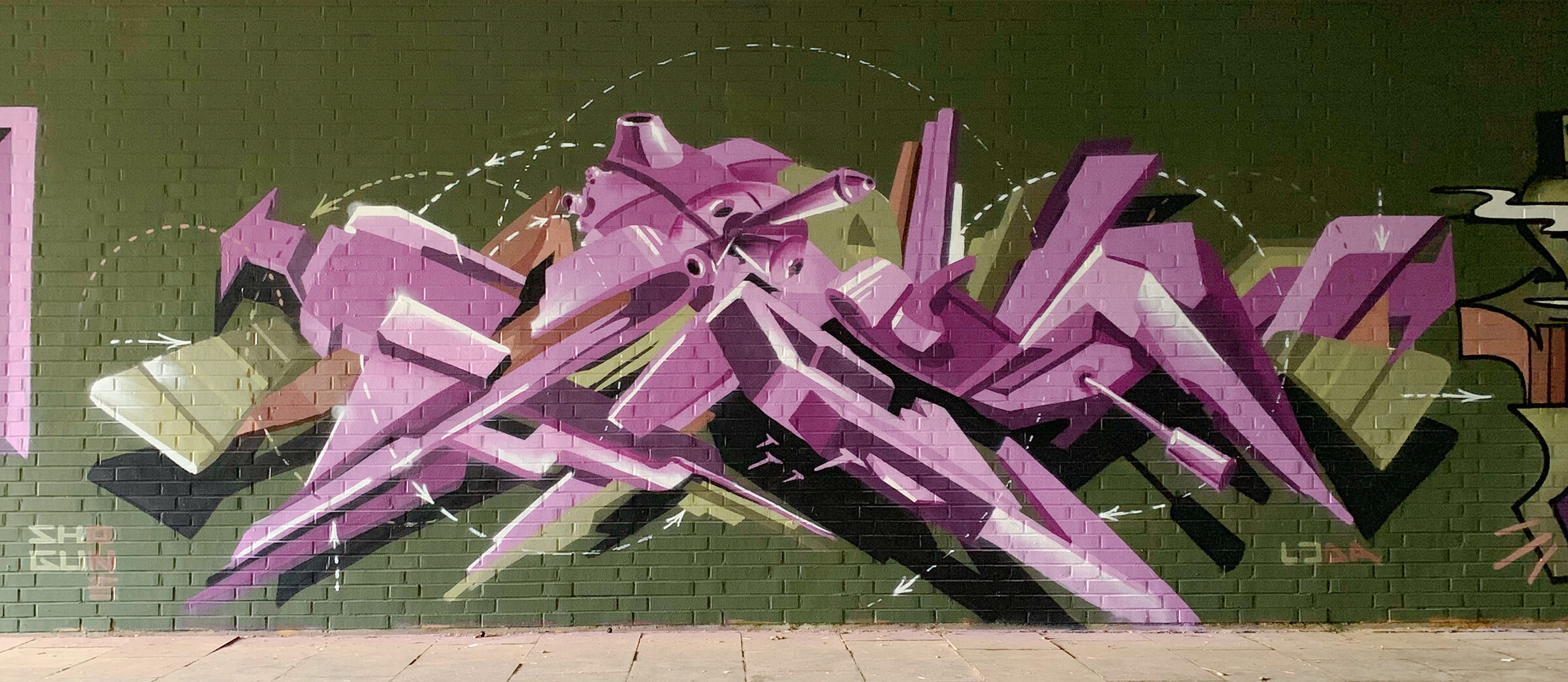 Shogun One Graffiti – Pseudo 3D - Leverkusen 2019 – Germany