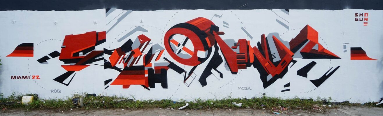 Shogun One Graffiti Miami USA, 2022